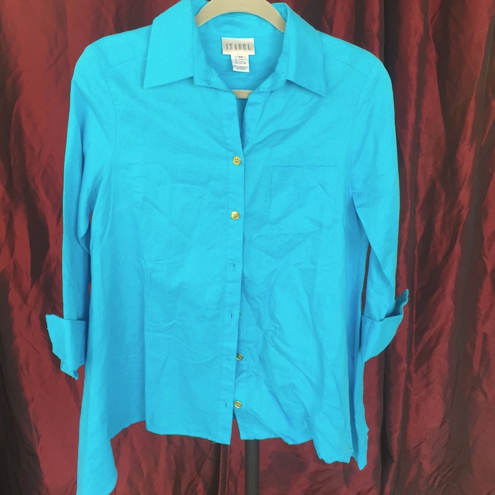 Isabel Turquoise Top
